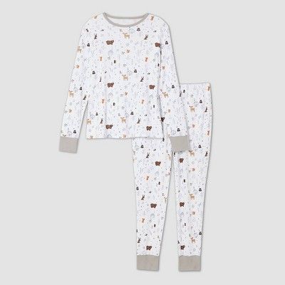 Women's Cabin Print Matching Family Pajama Set - White | Target