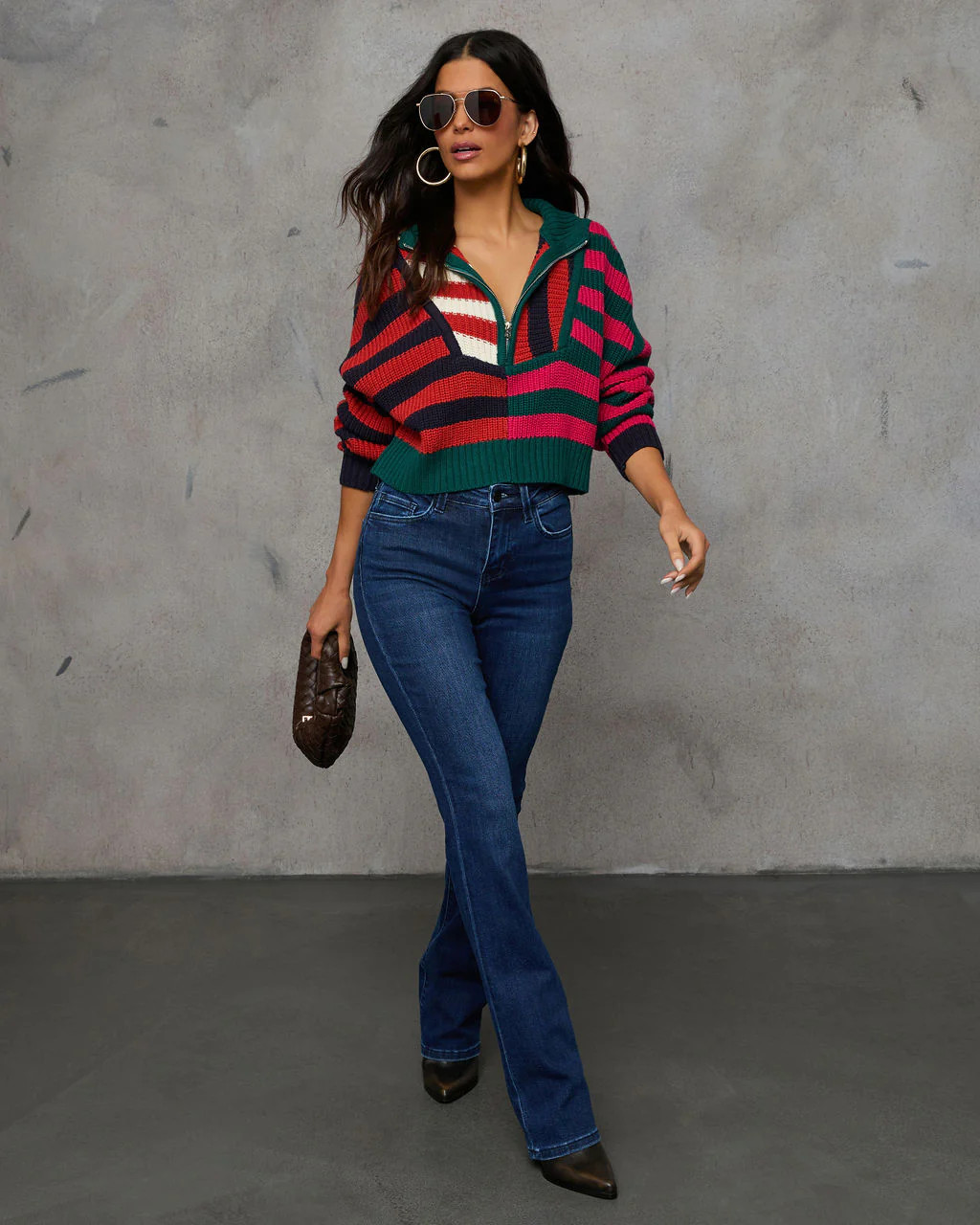 Snuggle Up Quarter Zip Sweater | VICI