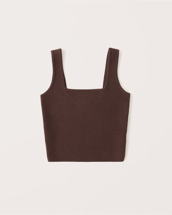 Women's LuxeLoft Squareneck Tank | Women's Fall Outfitting | Abercrombie.com | Abercrombie & Fitch (US)