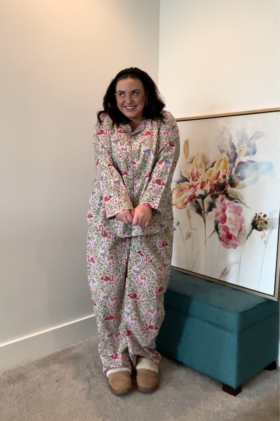 Fresh new spring pajamas for my vacation! I love traveling with cute pjs because it makes the experience that much more elevated! Printfresh has so many different patterns that these would make for such great family reunion or bridal party gifts! I’m wearing XXL but totally could have ordered XL! 

#LTKtravel #LTKGiftGuide #LTKhome