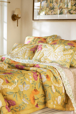 100% Cotton Voile Printed Quilt Collection | Anthropologie (US)
