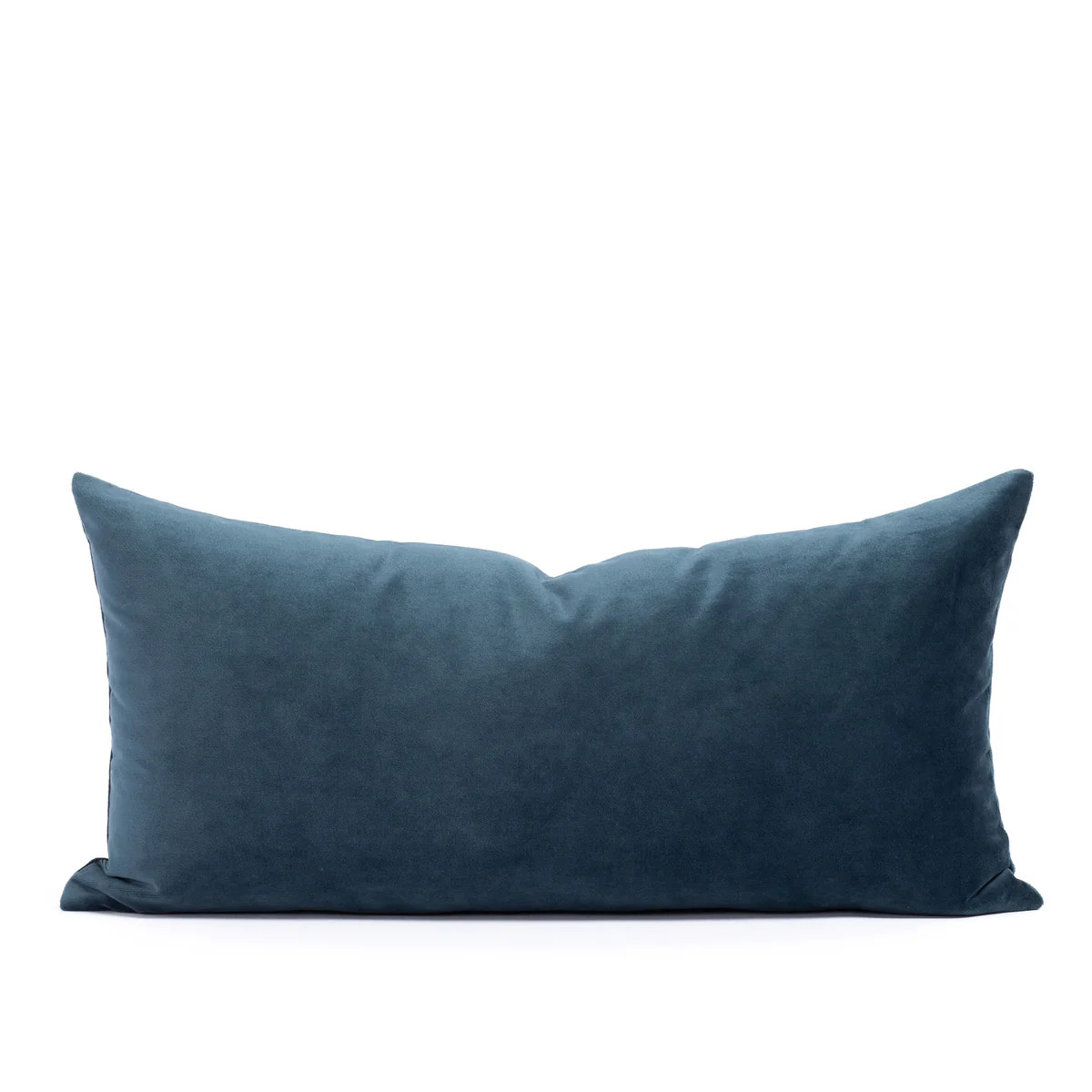 Mason Velvet 12x24 Lumbar Pillow, Lakeland Blue | Tonic Living