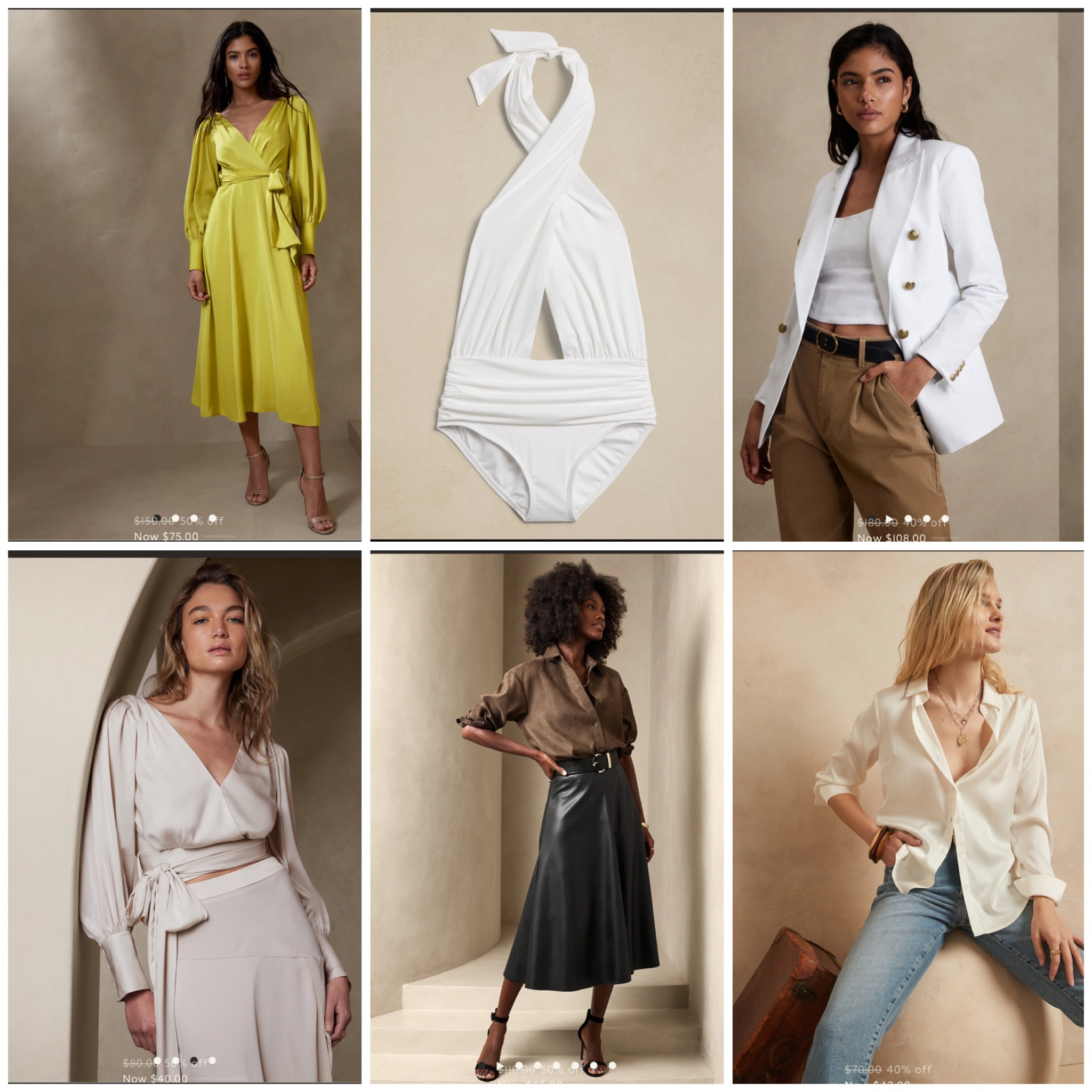 Banana Republic Spring 2018 Dresses Collection