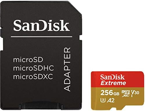 SanDisk 256GB Extreme microSDXC UHS-I Memory Card with Adapter - C10, U3, V30, 4K, A2, Micro SD -... | Amazon (US)