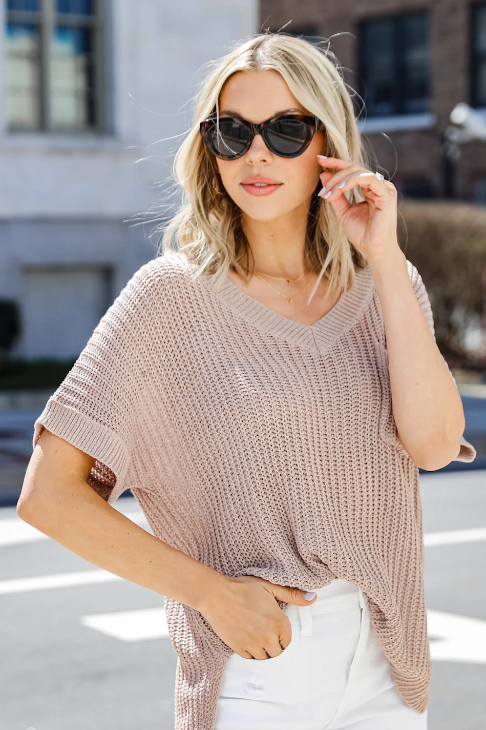 Pier Perfection Lightweight Knit Top | Dress Up