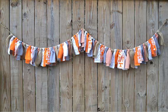Tennessee Vols Fabric Banner - Etsy | Etsy (US)
