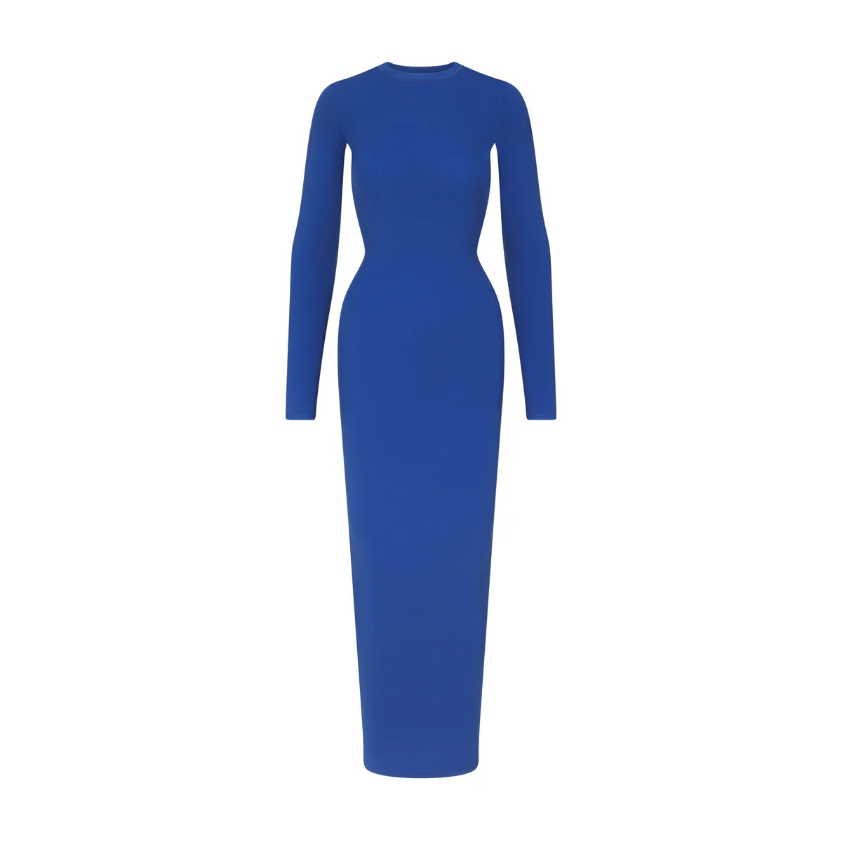 FITS EVERYBODYCREW NECK LONG SLEEVE DRESS$88 | SKIMS (US)