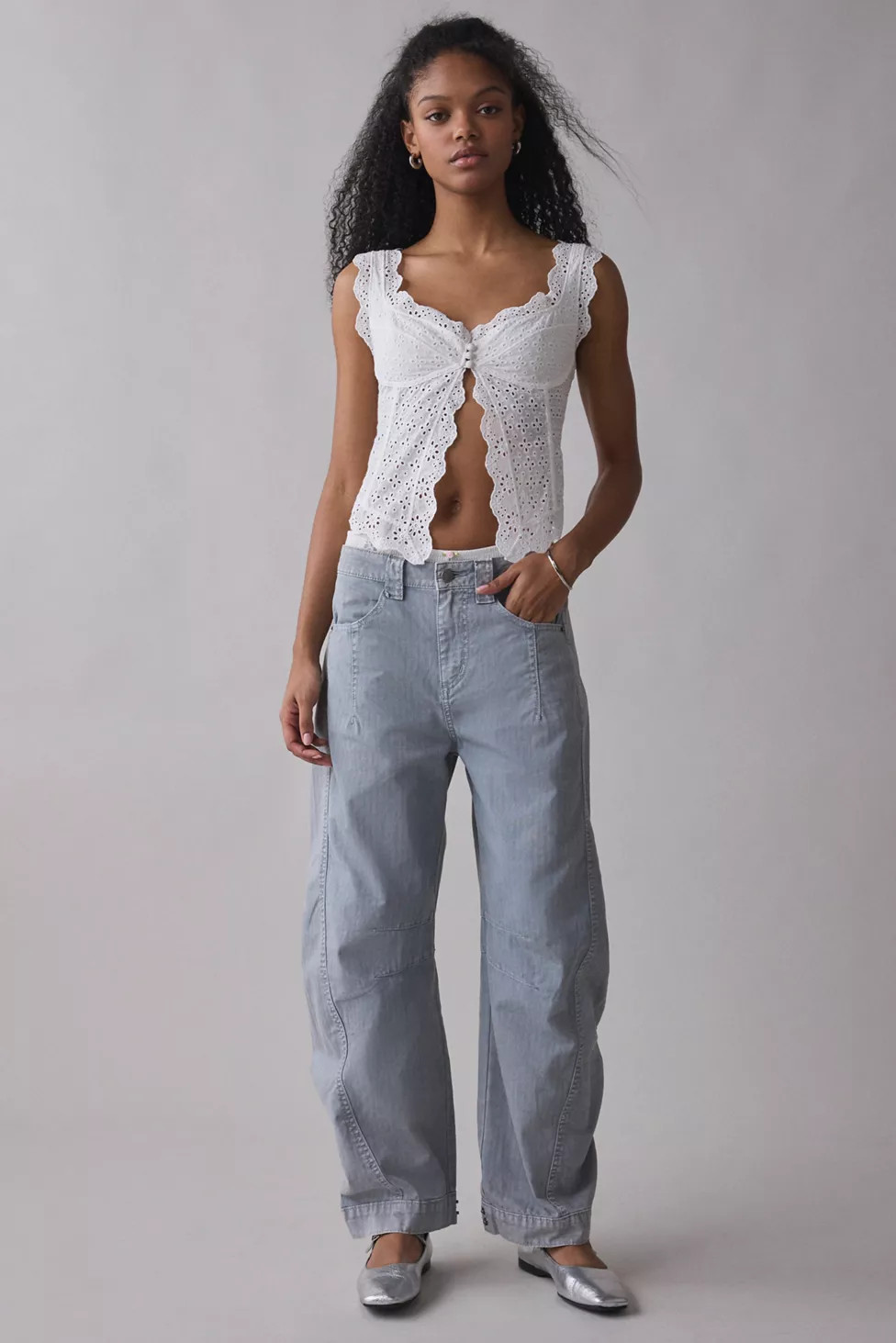BDG Elise Barrel Leg Pant | Urban Outfitters (US and RoW)