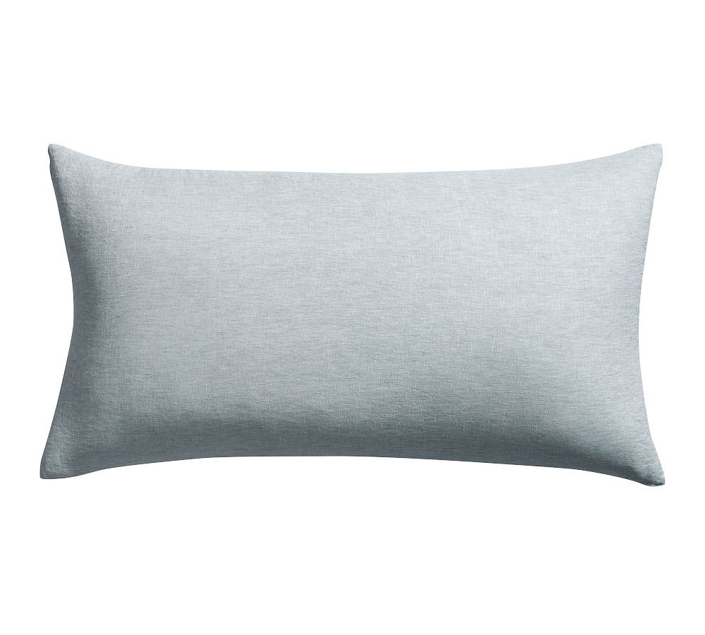 Classic Belgian Flax Linen Knife Edge Sham | Pottery Barn (US)