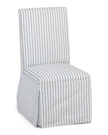 Striped Slipcover Dining Chair | TJ Maxx