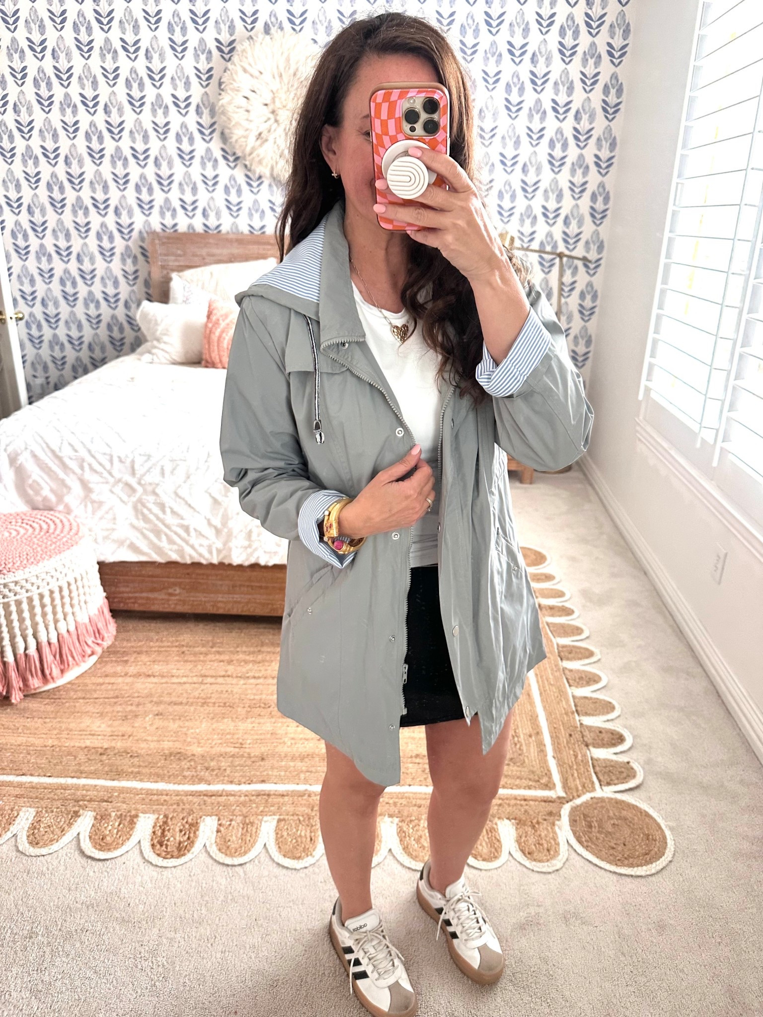 Fave Amazon rain coat. Waterproof. Lots of color options. Wearing a medium. 
.


#LTKSeasonal #LTKOver40 #LTKTravel