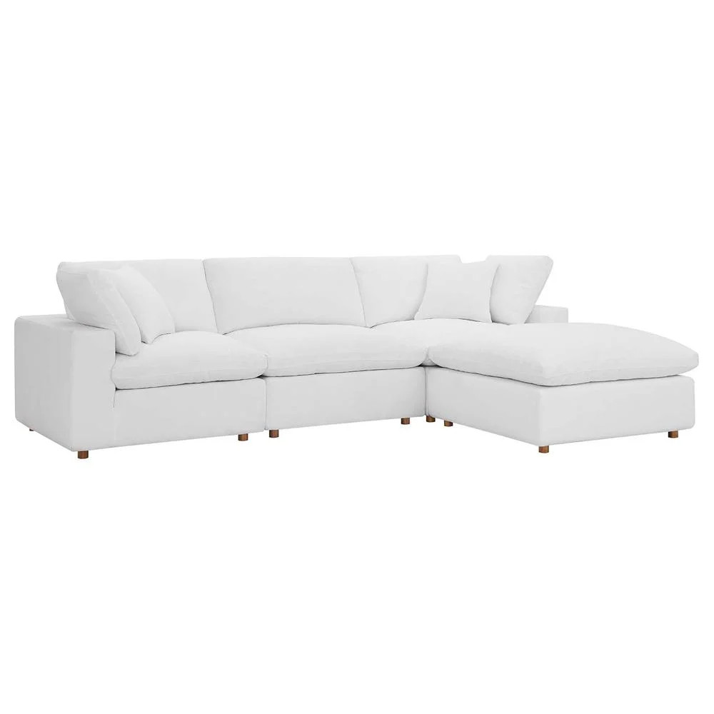 Commix Down Filled Overstuffed 4 Piece Sectional Sofa Set-EEI-3356 | Walmart (US)