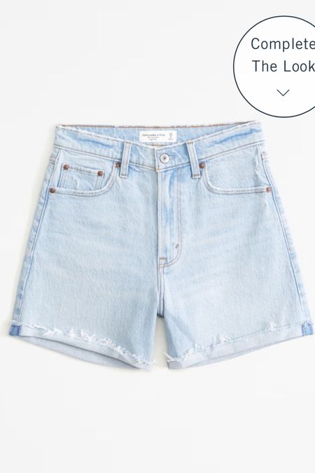 Abercrombie jean dad shorts 
