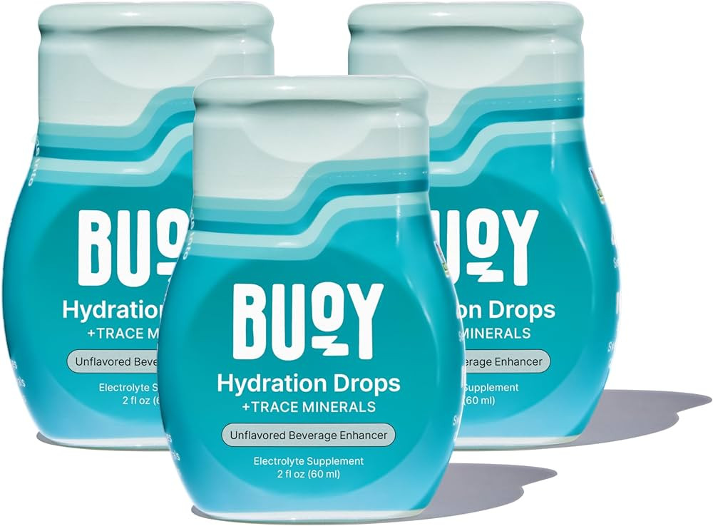 Buoy Electrolyte Drops | 120 Servings | No Sugar, No Sweeteners | Dietitian Recommended | Trace M... | Amazon (US)