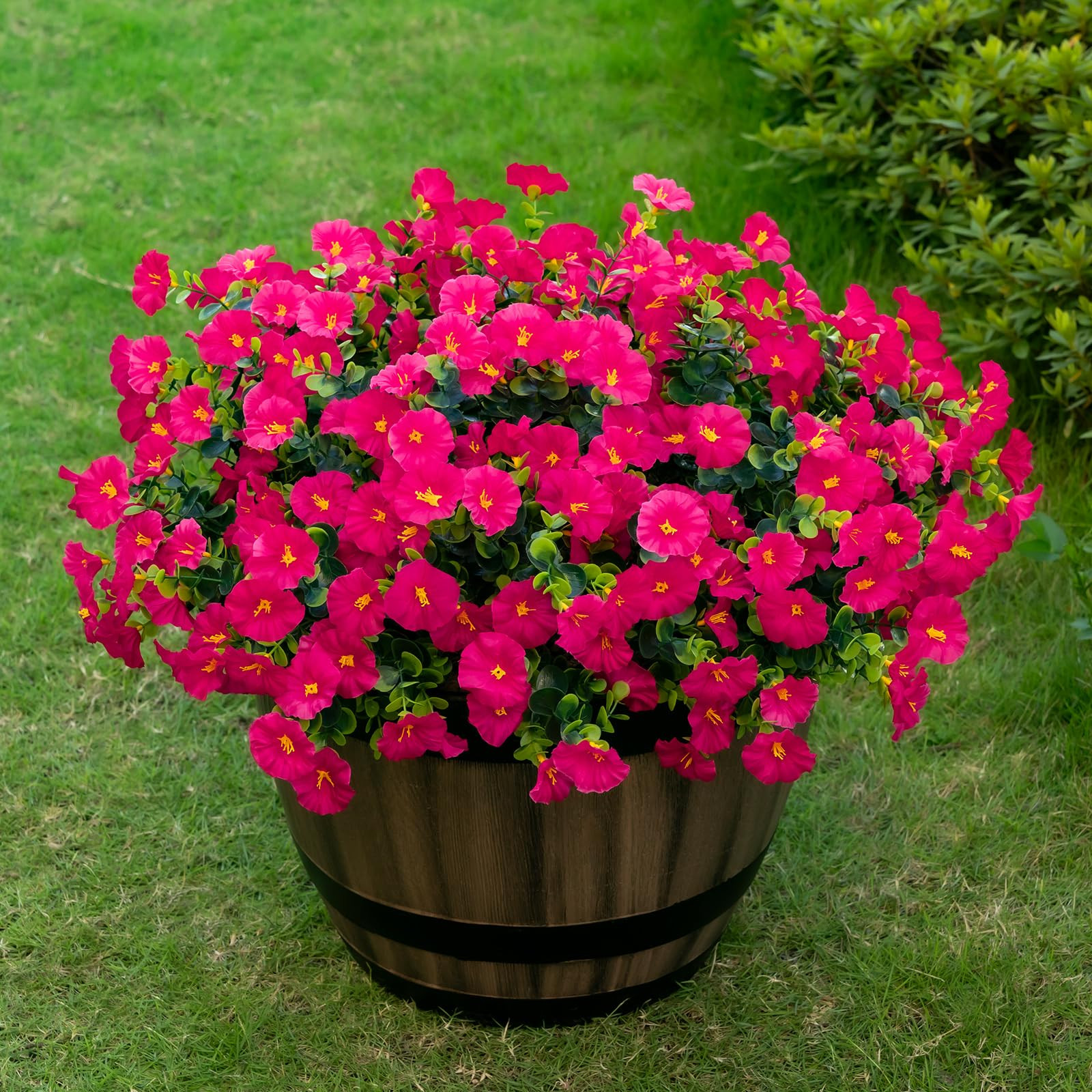 Lnoicy Artificial Flowers for Outdoor 12 Bundles Eucalyptus Fake Flowers for Planter,UV Resistant... | Amazon (US)