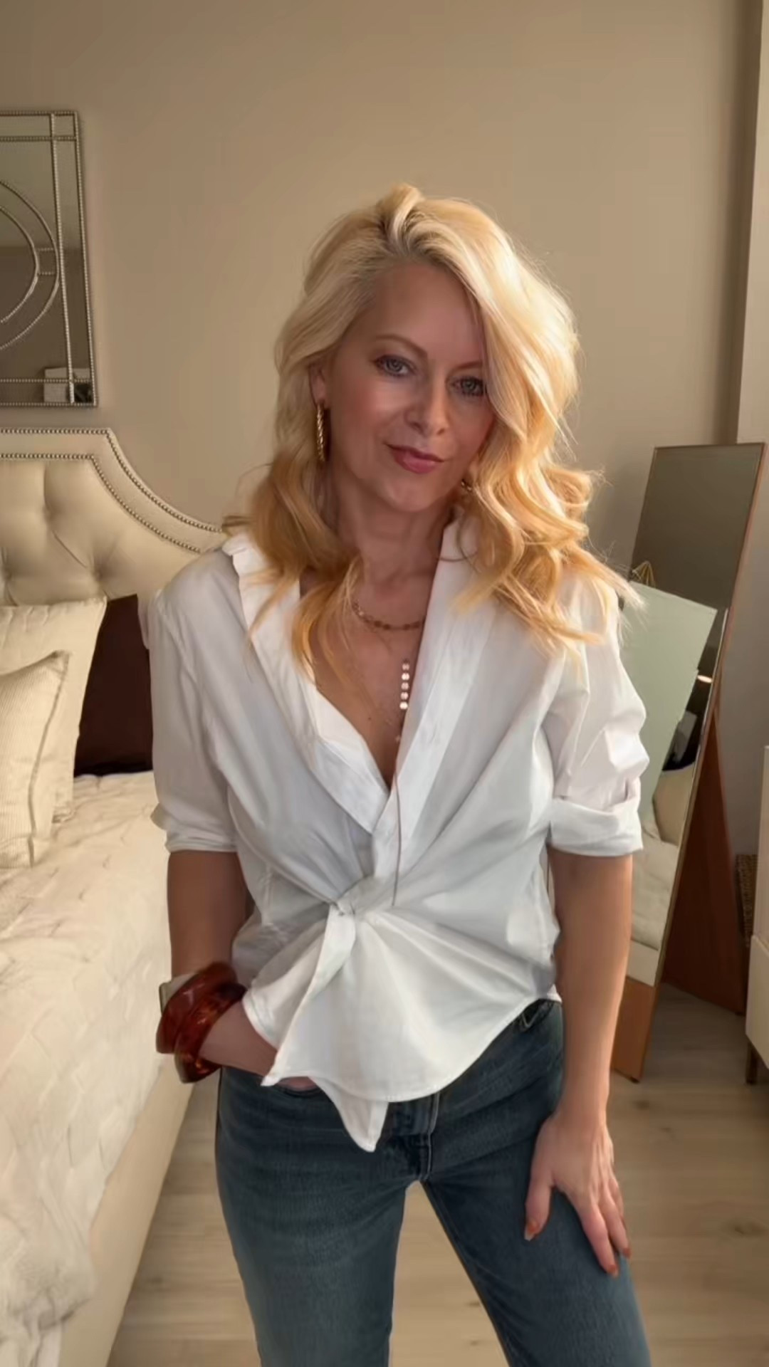 The Cool Mom Button Up 😎✨Is it a YES or a HELL NO?

This is the fastest way to make a basic button-up look instantly chic (and yes… it works on every body type).

Save this for your next “I have nothing to wear” moment 🙋‍♀️ Comment CASUAL for more casual outfit ideas  

Which way would you wear it — Work to Wine or weekend casual?



#StyleHack #ButtonUpStyling #Over40Style #ChicOutfitIdeas #WorkToWine



#LTKmomlife #LTKgrwm #LTKootd