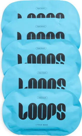 LOOPS 5-Pack Hyper Smooth Dark Spot Hydrogel Face Mask | Nordstrom | Nordstrom