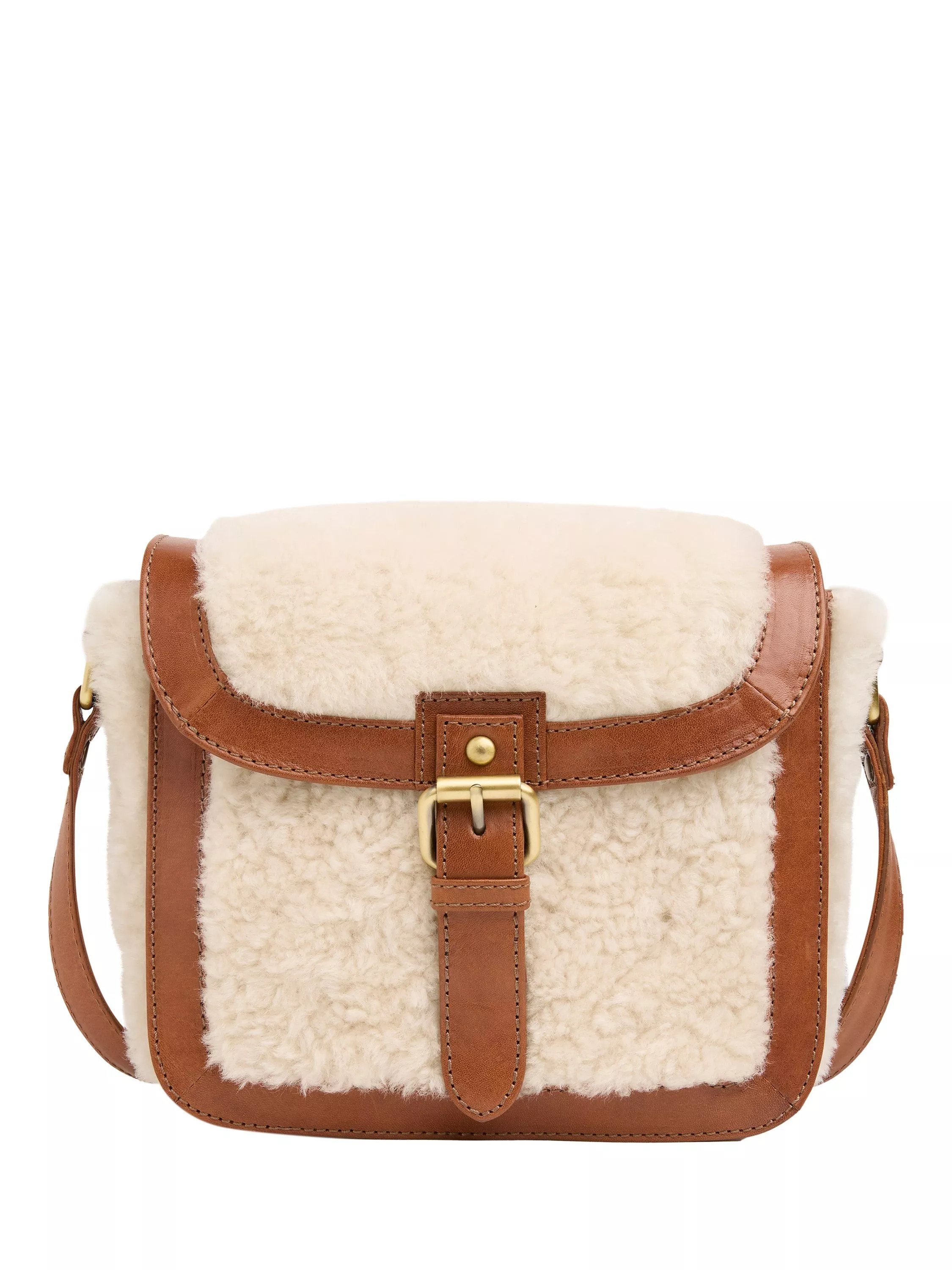 Celtic & Co. Leather Trim Sheep Cross Body Bag | John Lewis (UK)