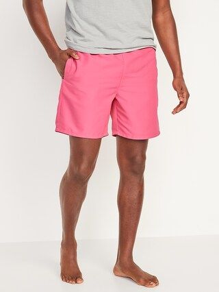 Solid-Color Swim Trunks for Men -- 7-inch inseam | Old Navy (US)