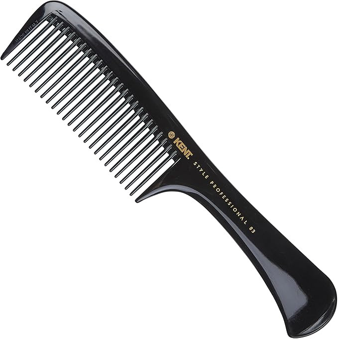 Kent Brushes Handled Rake Comb - Detangling Hair Comb for All Hair Types - Strong and Durable Lar... | Amazon (UK)