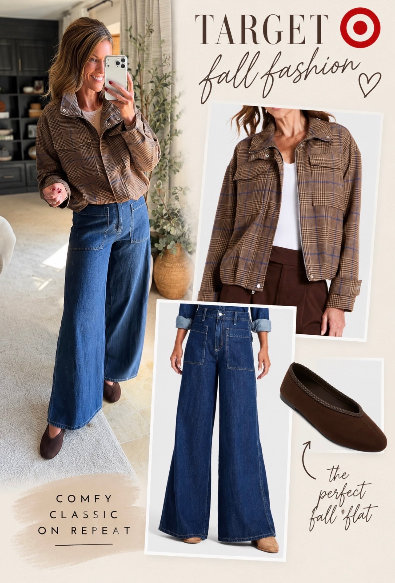 Target finds… are they worth the hype?? Spoiler alert. Yes they are!! 
Jacket/ small (runs oversized )
Jeans/6
@Target 
#LTKOver40 #LTKSeasonal