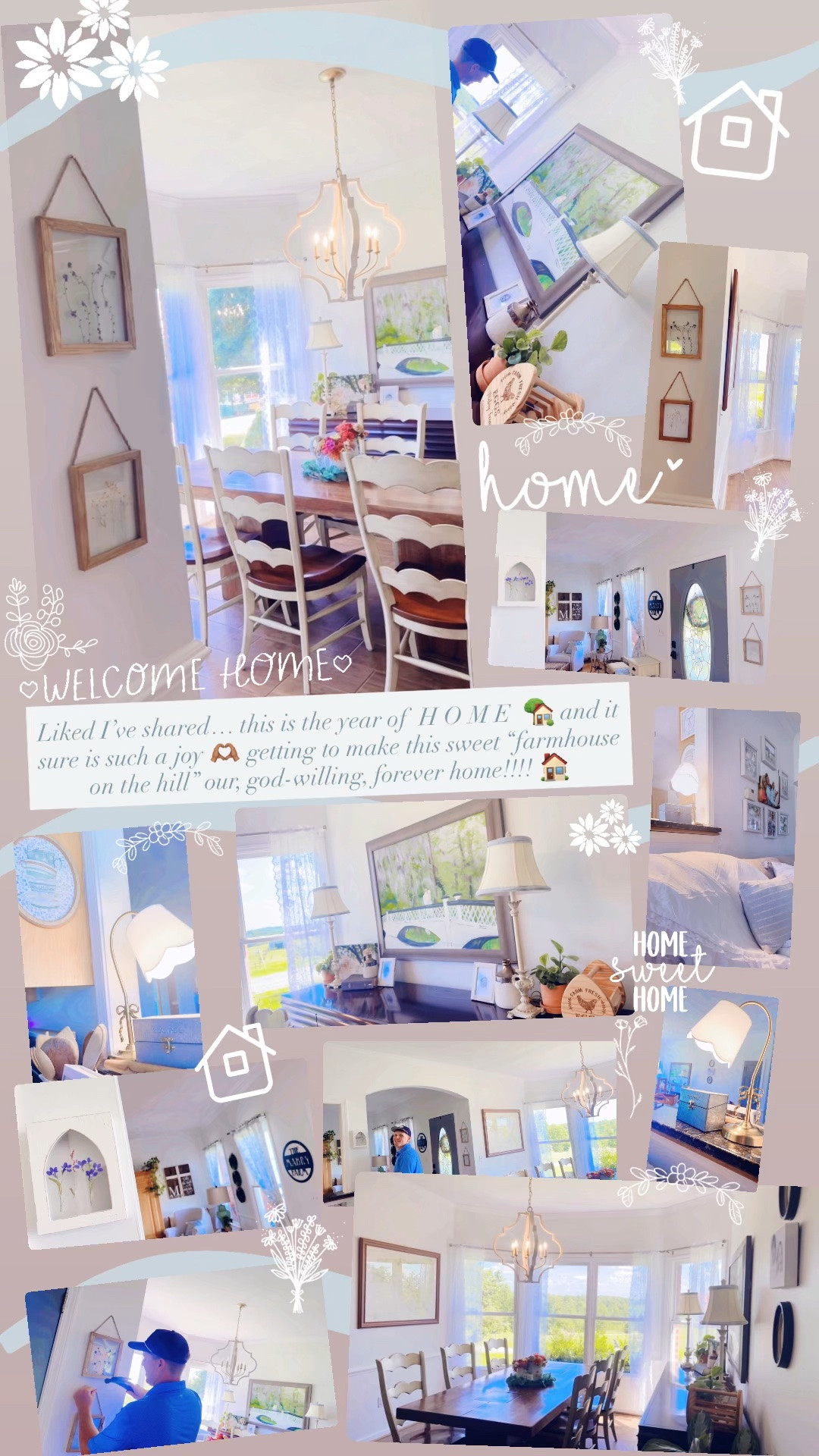 Liked I’ve shared… this is the year of  H O M E  🏡 and it sure is such a joy 🫶🏽 getting to make this sweet “farmhouse on the hill” our, god-willing, forever home!!!! 🏠