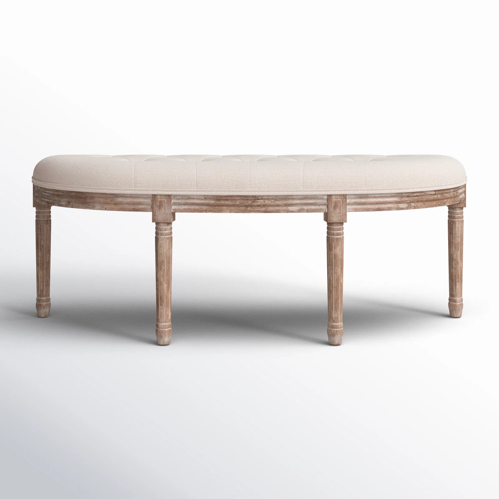 Tanya Linen Upholstered Bench | Wayfair North America