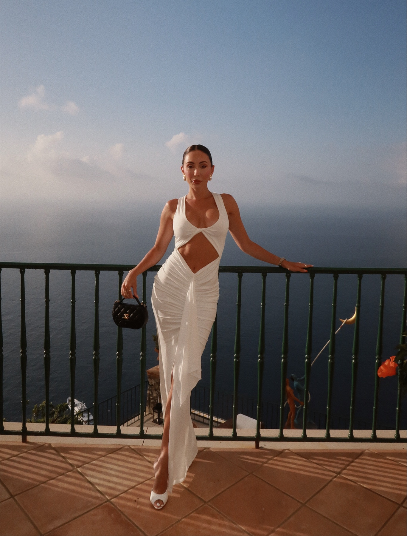 loveshackfancy aqua halter dress Love Fragrance Halter Maxi Dress- Women's Designer Luxury Dresses