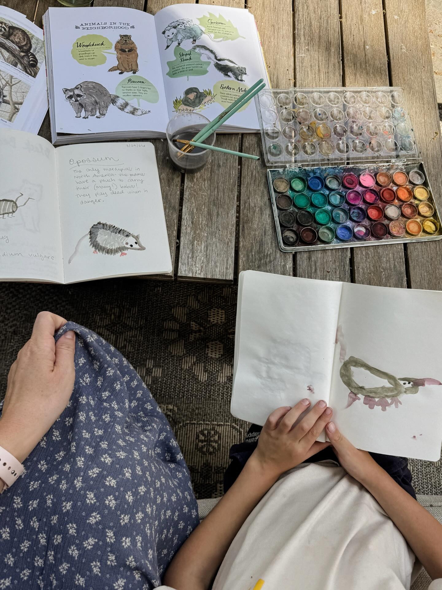 I cherish these slow homeschool days. ✨

Reading good books with my children.
Watching the connections they make.
Listening as they tell me back what they’ve learned.

Taking out our notebooks and creating beautiful things that will be treasured as keepsakes forever. Capturing caterpillars, feeding them leaves each day, and watching the wonder in their eyes as tiny creatures nibble… and slowly transform right in front of us.

And yes — I take out my own notebook too.
Watercoloring, sketching, writing down my observations right alongside them.

In a way, I’m redeeming my own education as well.

These days feel so sweet and full to the brim with magic and joy…
and sometimes I fear if I blink, I might miss it.

I already miss it.