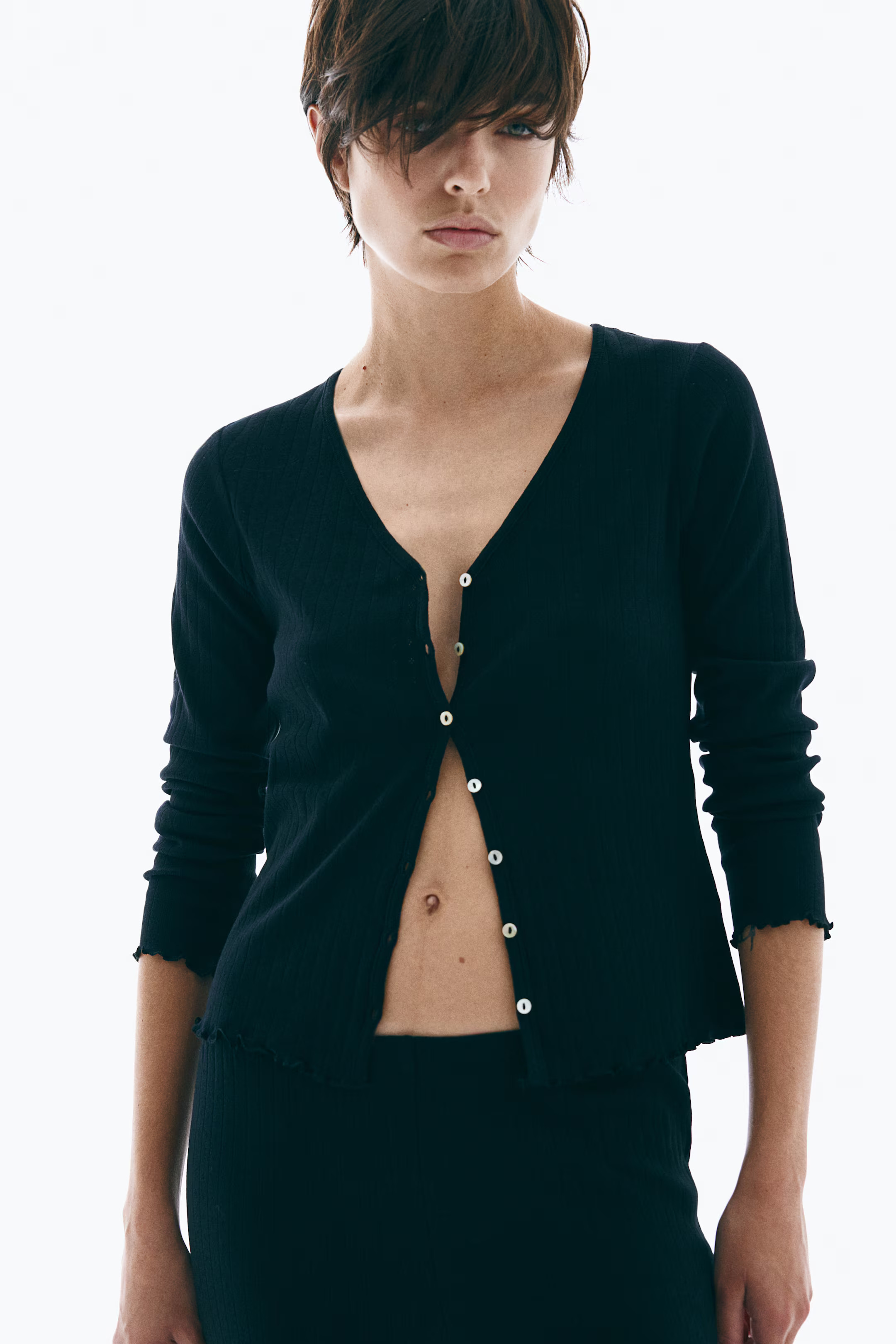 Pointelle jersey pyjamas | H&M (UK, MY, IN, SG, PH, TW, HK)