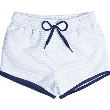 Powder Blue Stripe Boardies | Maisonette