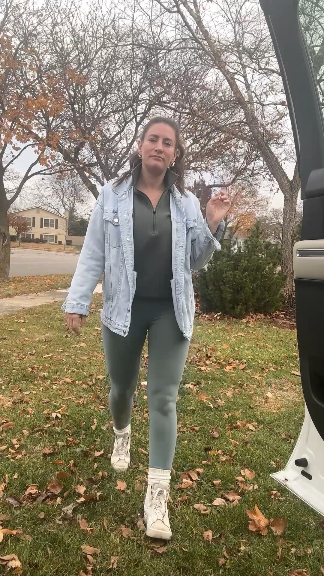 Feeling those greens 🌲

High ponies, color blending, and comfy kicks. The perfect blend for a day of errands. 

Where are you headed today? 

#LTKActive #LTKdayinmylife #LTKootd