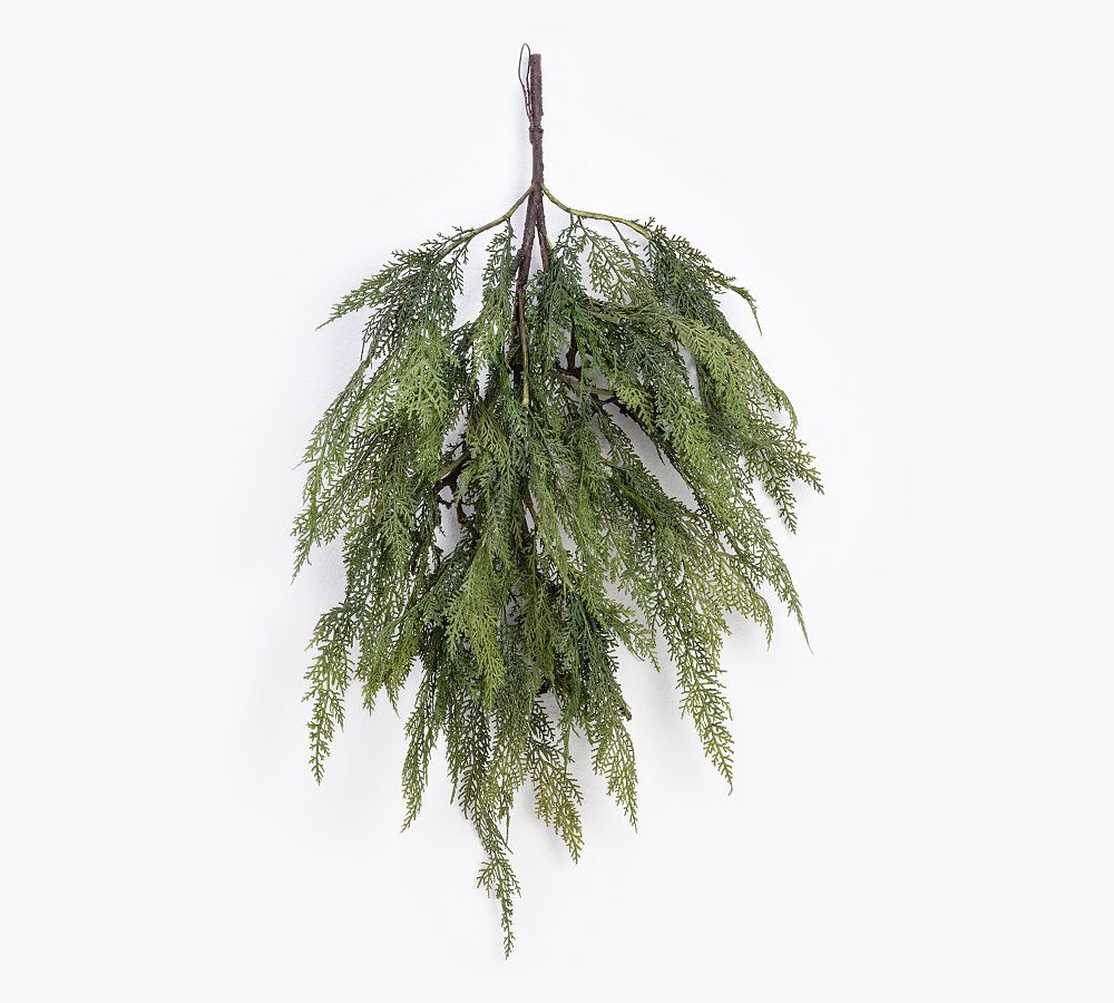 Faux Cedar Twig Teardrop - 36" | Pottery Barn (US)