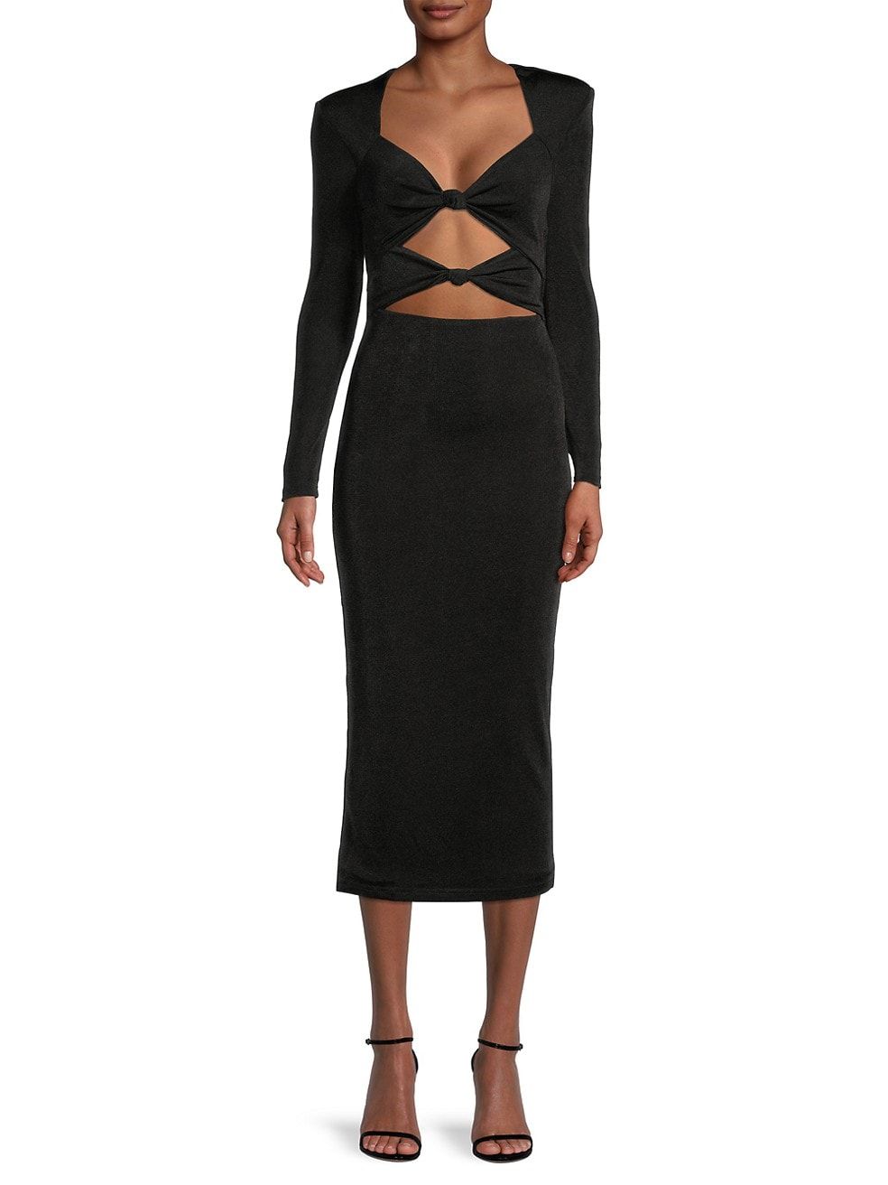 MISHA Lulu Twisted Cut-Out Midi-Dress | Saks Fifth Avenue