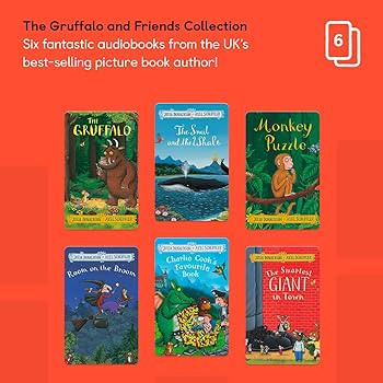 Yoto Gruffalo & Friends Collection by Julia Donaldson – 6 Kids Audiobook Cards for Use Player &... | Amazon (US)
