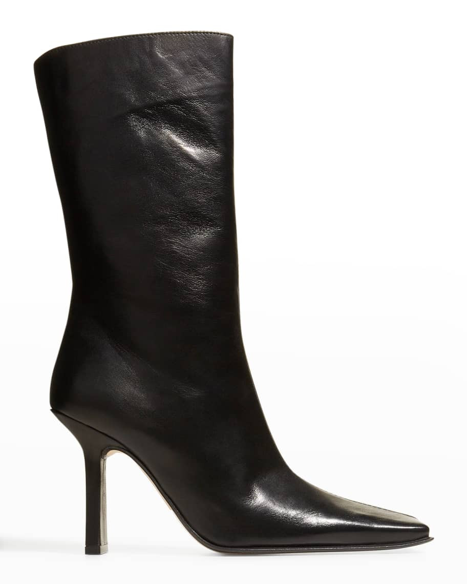 Miista Noor Napa Leather Mid Boots | Neiman Marcus