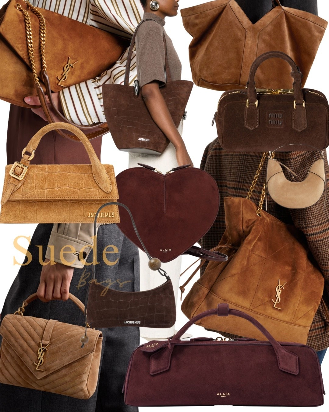 Suede bags 

bags, suede, suede bags, mytheresa, brown, fall, fall look, autumn, autumn look, daily bag, handbag, Jacquemus, Alaia, Saint Laurent, H&M bag, Farfetch

#LTKbag #LTKFashionMonth #LTKautumn