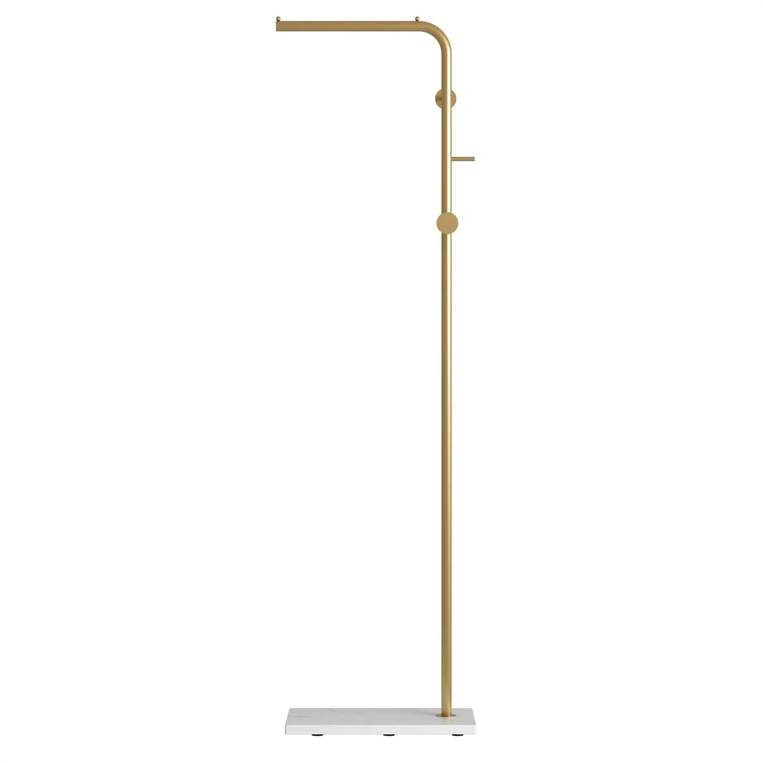 Sturdy Marble Base Coat Rack - Luxury Gold Freestanding Clothing Stand for Hallway & Bedroom | Wayfair North America