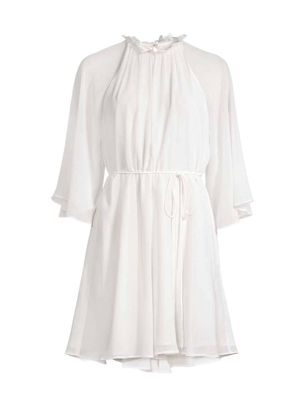 Fame and Partners Tebrie Belted Georgette Dress | Saks Fifth Avenue