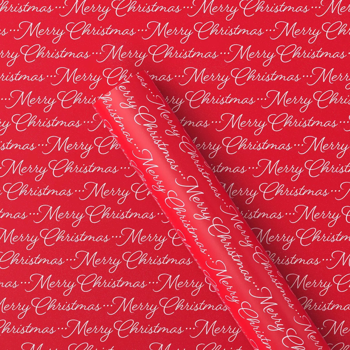 20 sq ft 'Merry Christmas' Gift Wrap Red/White - Wondershop™ | Target