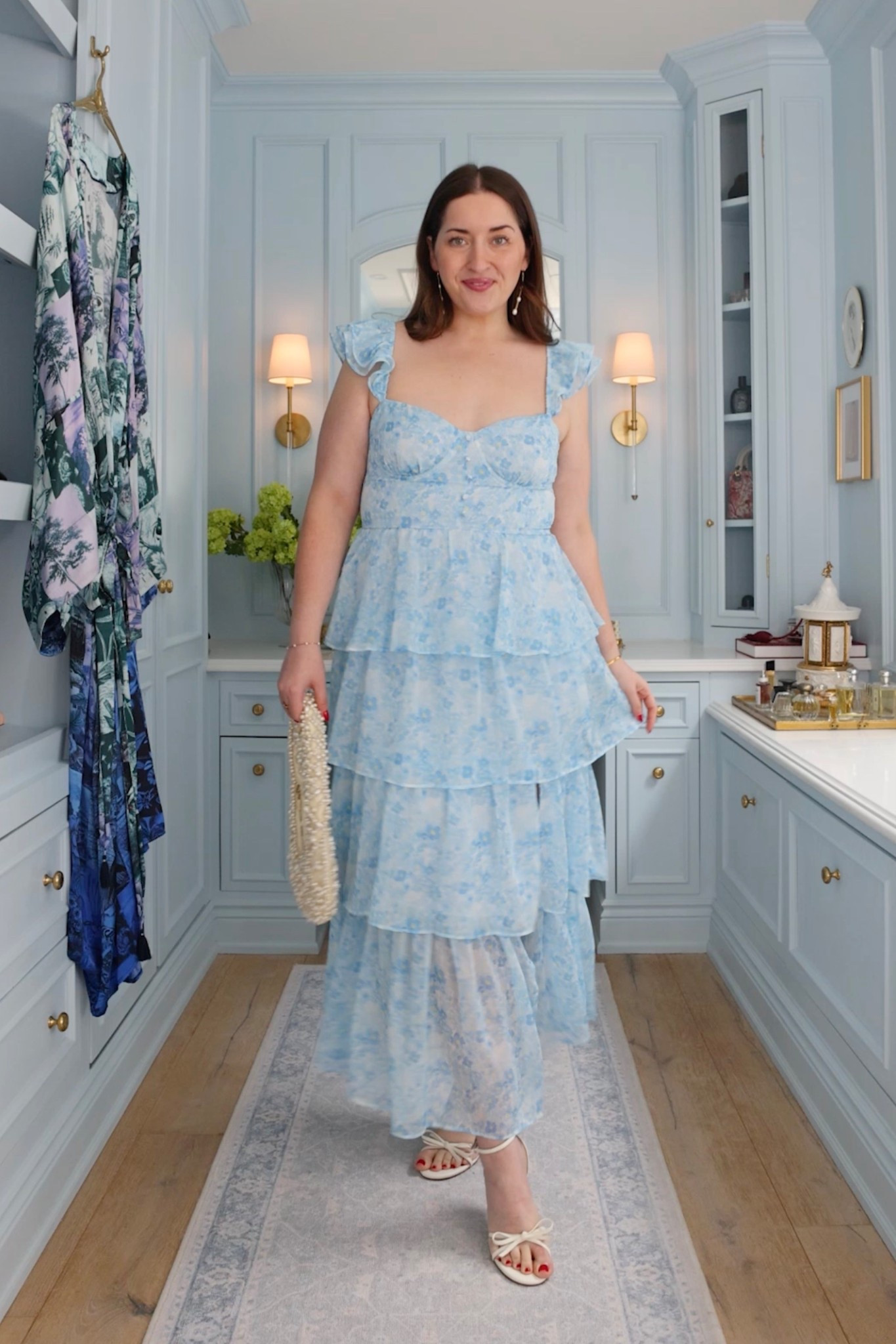 Wedding guest dress inspo / floral dress / spring dress / summer dress / midsize 

Sizing: L in dress & shaper shorts 

#LTKdresses #LTKcurves #LTKmidsize