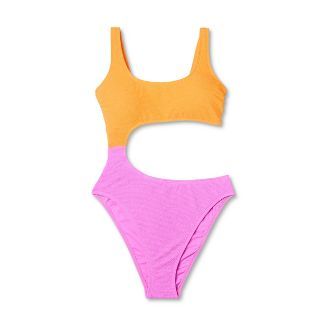 Women's Cut Out One Piece Swimsuit - Wild Fable™ | Target