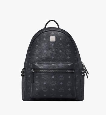 37 cm / 14.5 in Stark Side Studs Backpack in Visetos Black | MCM (US)