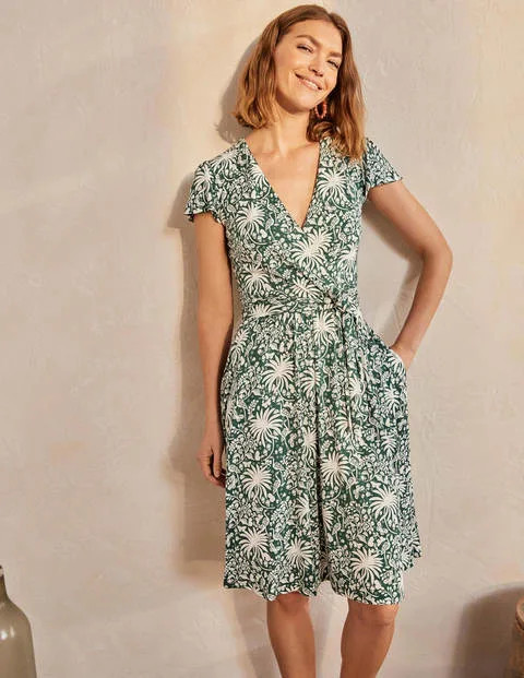Evangeline Jersey Wrap Dress | Boden (US)