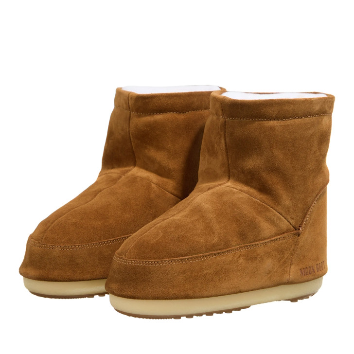 Moonboot Mb Icon Low Nolace Suede Cognac | Winterstiefel | Fashionette (DE)