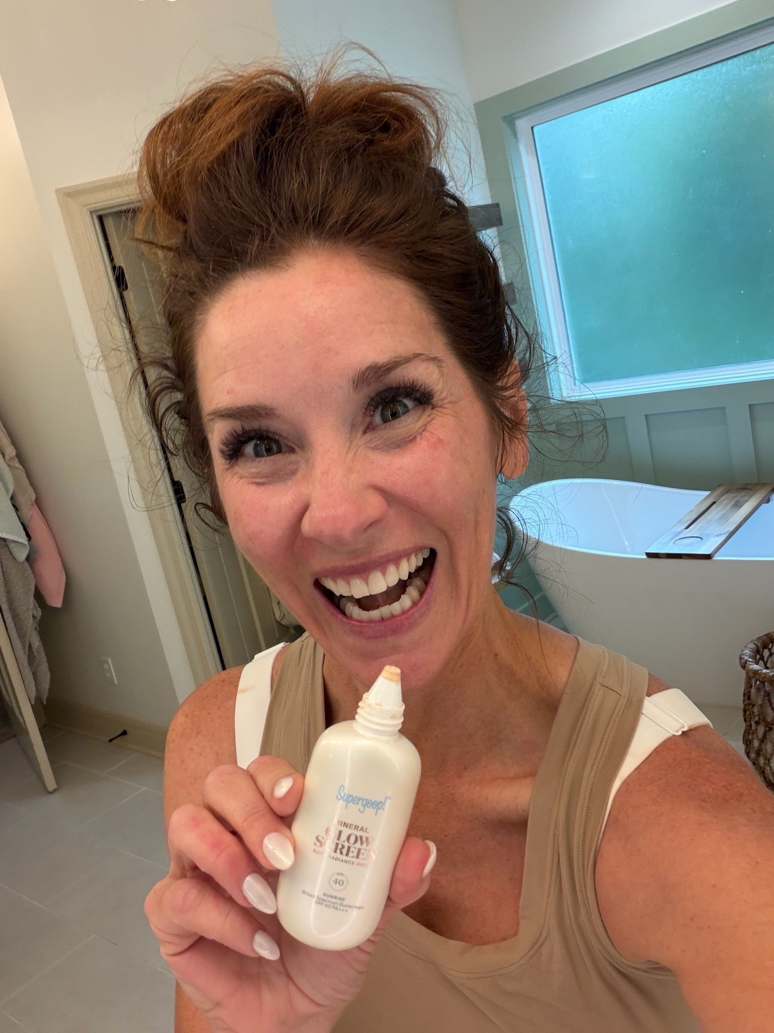@Supergoop! ! Is my fav!! these sunscreens work great or standalone coverage or under your makeup as a primer

Sunrise & Bronze- Golden Hour

#LTKmorningroutine #LTKOver40 #LTKselfcare