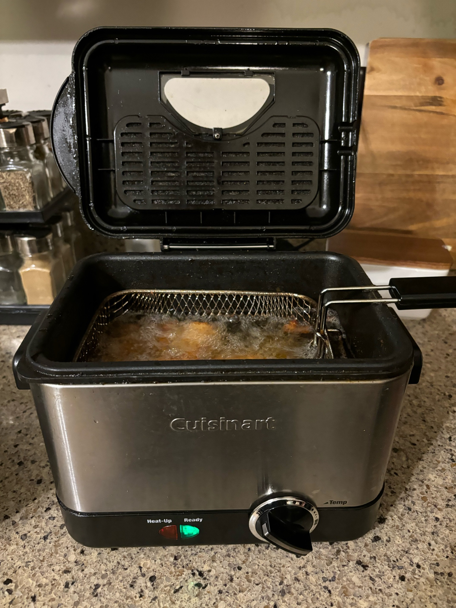 Great gift idea for Christmas! Gift idea for him! Gift idea for her! Small compact deep fryer with basket! We love using ours and it stores in our cupboard nicely! I linked from Amazon our exact one and another one with lots of reviews! 

#LTKGiftGuide #LTKhome #LTKfindsunder50