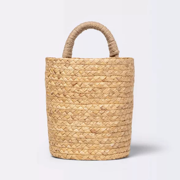 Small Hanging Woven Basket with One Handle - Cloud Island™ | Target