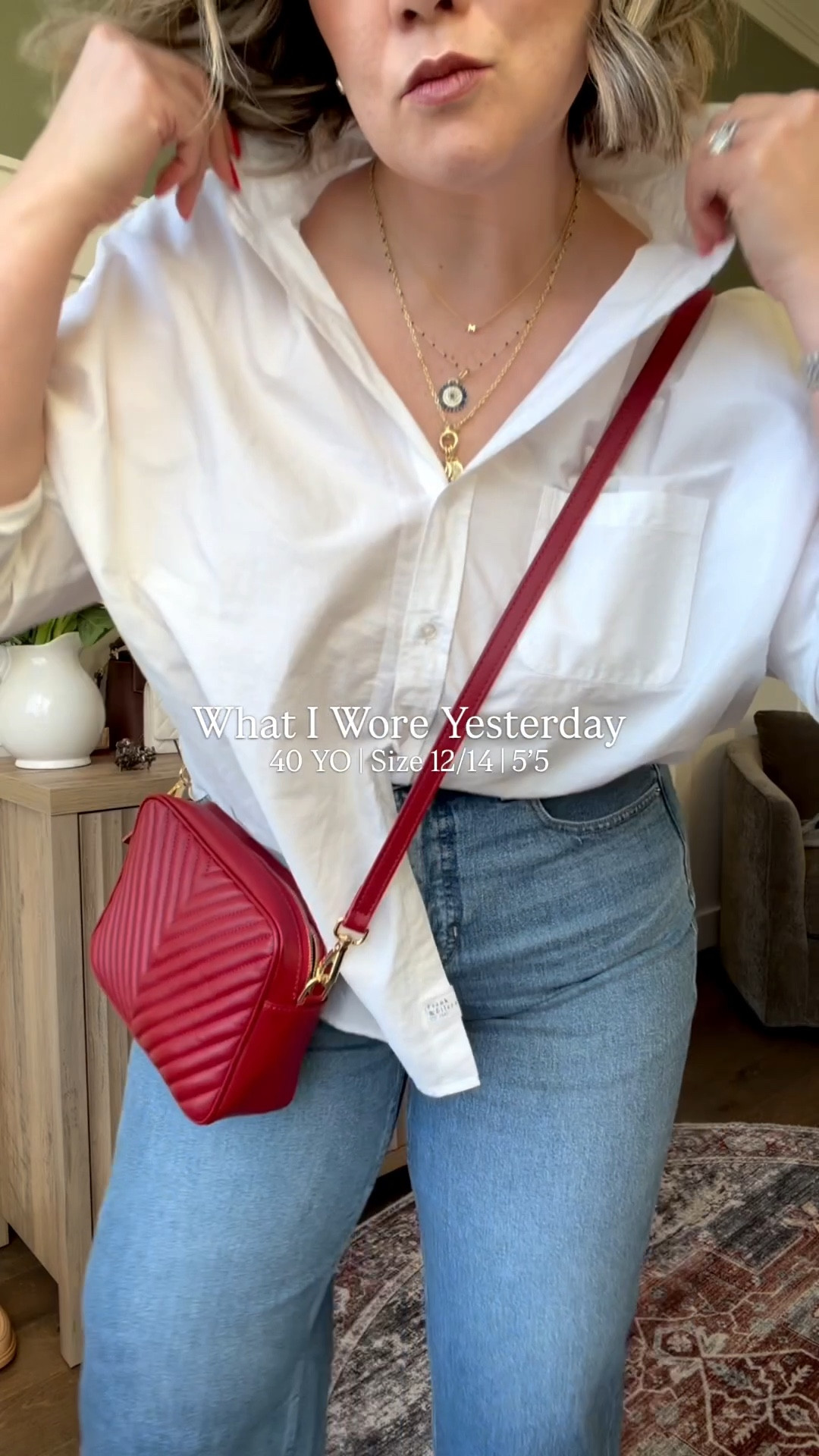 Sharing my never fail go-to outfit when I need to get out the door ASAP. Paired the new @Spanx barrel jeans (I’m wearing a size XL petite) with my @Frank & Eileen Ona button up. 

The jeans have stretch making it so comfortable to wear all day! I’d be bold enough to say that I don’t want to change out of them when I get home because they are that comfortable. All the while this button up has never been steamed or ironed even though I’ve worn it more times than I can count on my hands. It’s got that lived in look without looking sloppy. I’m wearing a size large in the top and it’s the perfect oversized fit  

#LTKOver40 #LTKMidsize #LTKootd