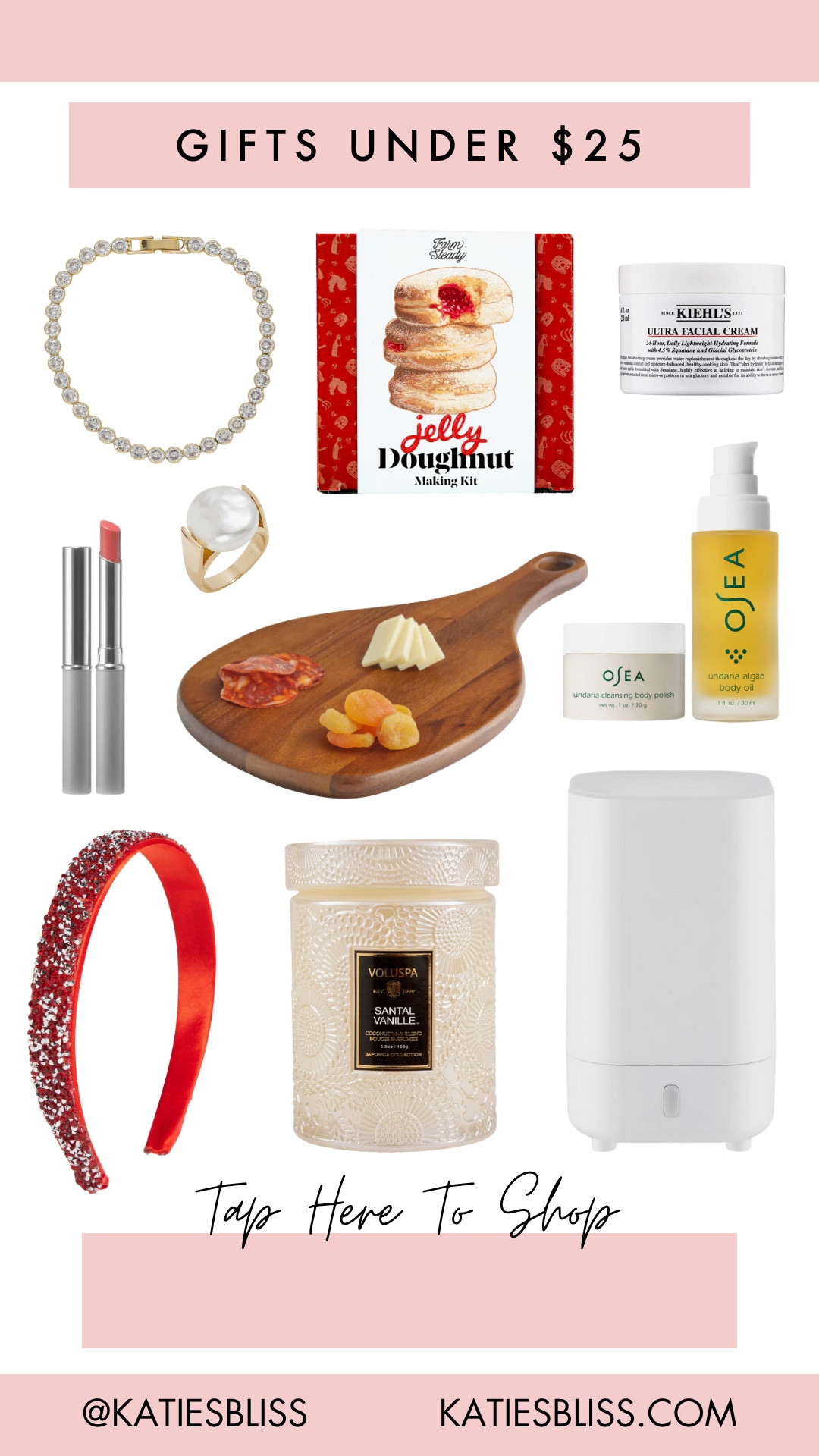 Gifts under $25 🎁

Tennis bracelet. Pearl ring. Doughnut kit. Lotion. Skincare. Beauty. Cheeseboard. Candle. Diffuser. Headband. Gift. Christmas. Holiday. 



#LTKFindsUnder50 #LTKGiftGuide #LTKHoliday
